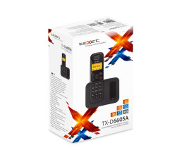 Радиотелефон (DECT) teXet TX-D6605А черный