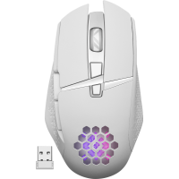 Мышь беспроводная игровая Defender Glory GM-514, LED, белый