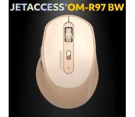 Мышь беспроводная JETACCESS Comfort OM-R97BW бежевая, USB + Bluetooth