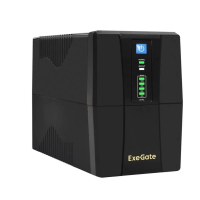 Источник бесперебойного питания ExeGate EP276528RUS Power Back BNB-650<650VA, Black, 2 евророзетки>