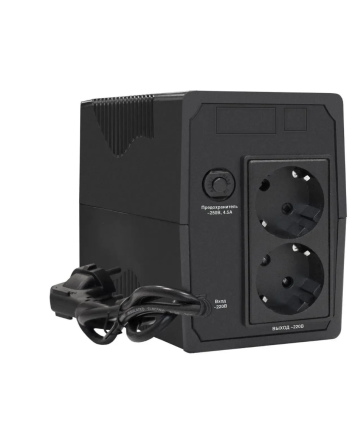 Источник бесперебойного питания ExeGate EP276528RUS Power Back BNB-650<650VA, Black, 2 евророзетки>