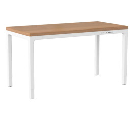 Cтол компьтерный Cactus CS-ET-WWD, столешница МДФ белый дуб молочный каркас, белый 160x75x80см