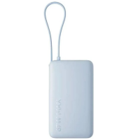 Портативный аккумулятор Xiaomi 67W Power Bank (встроенный кабель), 10000mAh, (BHR08NZGL), голубой
