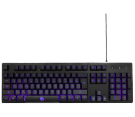 Клавиатура игровая с подсветкой Gembird KB-G400L, черный, USB