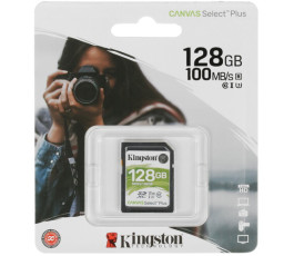 Карта памяти SDXC Card 128GB Kingston Canvas Select Plus w/o adapter (SDS2/128GB)