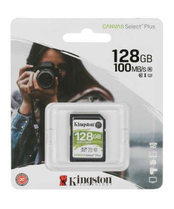 Карта памяти SDXC Card 128GB Kingston Canvas Select Plus w/o adapter (SDS2/128GB)