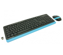Беспроводной набор клавиатура + мышь A4Tech Fstyler FG1010 черный/синий