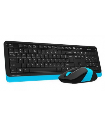 Беспроводной набор клавиатура + мышь A4Tech Fstyler FG1010 черный/синий