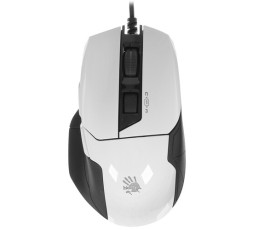 Мышь игровая A4Tech BLOODY W70 Max PANDA WHITE, белый/черный