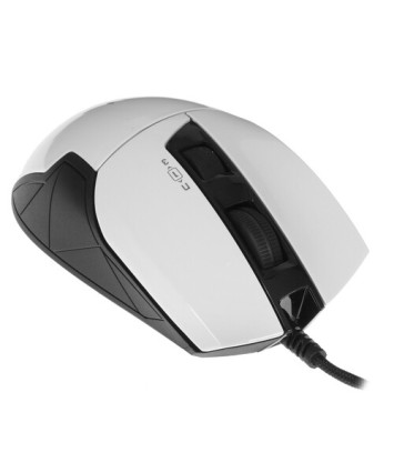 Мышь игровая A4Tech Bloody W70 Max Panda White, белый/черный