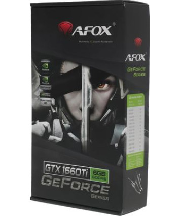 Видеокарта PCI-E 3.0 6Gb GeForce GTX 1660Ti Afox AF1660TI-6144D6H1-V4
