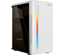 Корпус mATX без БП Ginzzu D390, белый