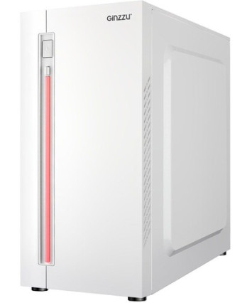 Корпус mATX без БП Ginzzu D390, белый