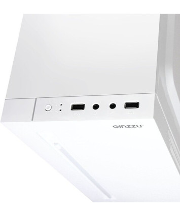 Корпус mATX без БП Ginzzu D390, белый