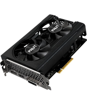 Видеокарта nVidia PCI-E 4.0 8Gb GeForce RTX3050 Palit DUAL (NE63050018P1-1070D)