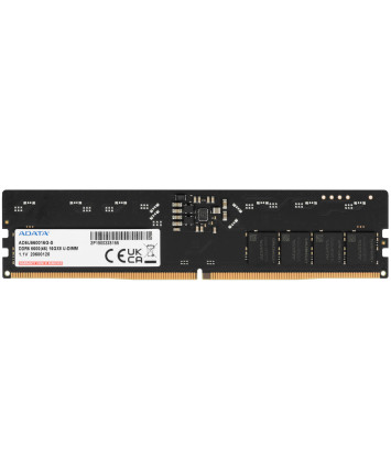 Модуль памяти DDR5 16Gb PC5-44800 5600MHz ADATA  AD5U560016G-S