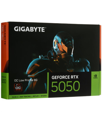 Видеокарта PCI-E 5.0 8Gb GeForce RTX 5050 Gigabyte LP OC Видеокарта PCI-E 5.0 8Gb GeForce RTX 5050 Gigabyte LP OC