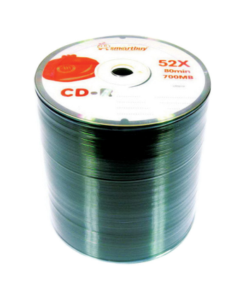 Оптический диск CD-R SMARTBUY, 700Mb, 52x, (100шт)