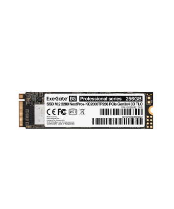 Накопитель SSD M.2 256Gb ExeGate NextPro+ KC2000TP256