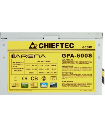 Блок питания 600W Chieftec iARENA GPA-600S