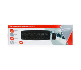 Беспроводной набор клавиатура + мышь Gembird KBS-8000