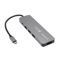 USB-концентратор Gembird UHB-D1 (3 порта USB 3.1, Type-C PD100W, HDMI) с доп. питанием (Type-C)