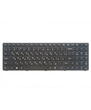 Клавиатура для ноутбука Lenovo Ideapad 100-15IBD, 100-15IBY, 300-15, B50-80, B50-50, черная с рамкой