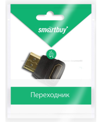 Переходник HDMI (Male) - HDMI (Female) Smartbuy (A111)/50, угловой