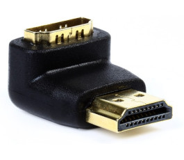 Переходник HDMI (Male) - HDMI (Female) Smartbuy (A111)/50, угловой