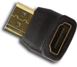 Переходник HDMI (Male) - HDMI (Female) Smartbuy (A111)/50, угловой