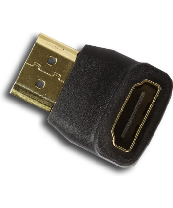 Переходник HDMI (Male) - HDMI (Female) Smartbuy (A111)/50, угловой