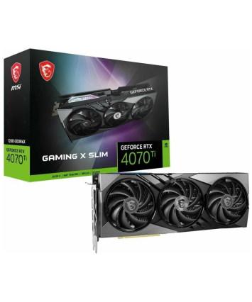 Видеокарта nVidia PCI-E 12Gb GeForce RTX 4070ti MSI GAMING X SLIM (RTX4070Ti GAMING X SLIM)