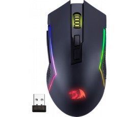 Мышь беспроводная игровая Redragon Trident, RGB, BT+2.4G, черный