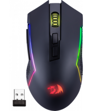 Мышь беспроводная игровая Redragon Trident, RGB, BT+2.4G, черный