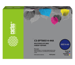 Чернила Cactus CS-EPT00S14-44A 103 многоцветный набор 4x70мл для Epson L1110/L3100/L3110/L3150/L3151