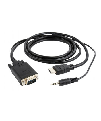 Переходник (видеоконвертер) HDMI -> VGA Cablexpert A-HDMI-VGA-03-10 3м