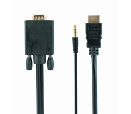 Переходник (видеоконвертер) HDMI -> VGA Cablexpert A-HDMI-VGA-03-10 3м