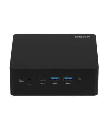 Мини ПК DEXP MINI ENTRY (Intel N100, 16 ГБ DDR4, SSD 512 ГБ, Windows 11 Pro, 2 x HDMI, Wi-Fi, Blueto