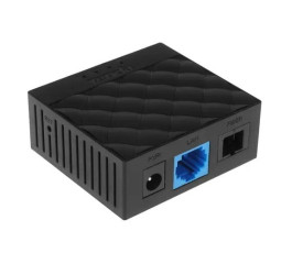 Оптический однопортовый сетевой терминал Tenda HG1, SC/UPS, черный