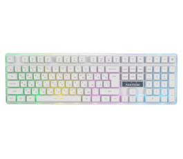 Клавиатура игровая с подсветкой PANTEON M187 USB, белая