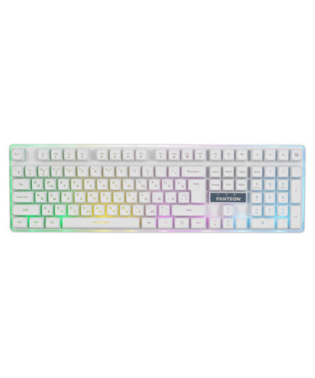 Клавиатура игровая с подсветкой PANTEON M187 USB, белая