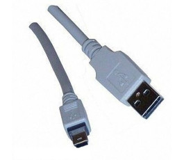 Кабель miniUSB 2.0 Gembird 1.8m Gray CC-USB2-AM5P-6