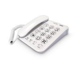 Телефон проводной teXet ТХ-262, светло-серый