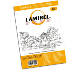 Плёнка для ламинирования А4 (216х303мм) 100 микрон (25 л.) (LA-78801) Lamirel
