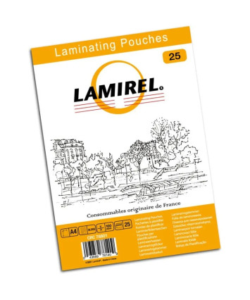 Плёнка для ламинирования А4 (216х303мм) 100 микрон (25 л.) (LA-78801) Lamirel