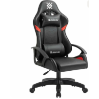 Кресло игровое Defender Sharm, черный/красный