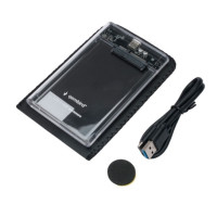 Контейнер для жесткого диска 2,5" USB 3.0 Gembird EE2-U3S-7 SATA, Type-C, Прозрачный