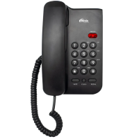 Телефон проводной RITMIX RT-311, черный