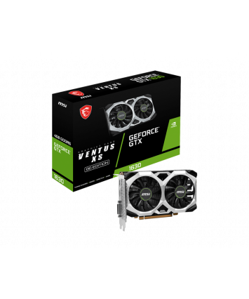 Видеокарта nVidia PCI-E 4Gb GeForce GTX 1630 MSI VENTUS XS 4G OC