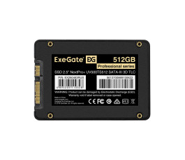 Накопитель SSD SATA 2,5" 512Gb ExeGate UV500NextPro+ EX280463RUS